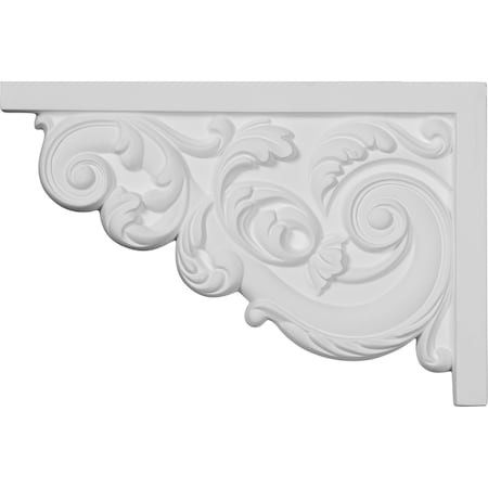 Ekena Millwork 11 3/8"W x 7 5/8"H x 5/8"D Large Ashford Stair Bracket, Left SB11X07AS-L